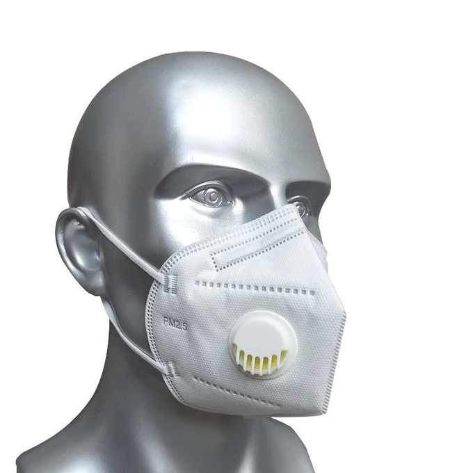 Maschera piegante su misura FFP2 tre strati di filtrazione di protezione batterica