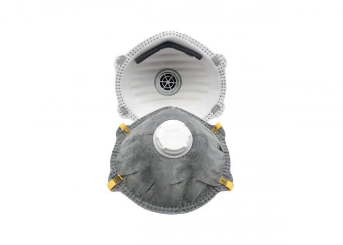 Maschera di polvere attivata impermeabile del carbonio con un CE capo di due cinghie approvato