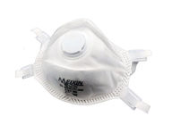Maschera valvolata del respiratore di colore bianco, respiratore N95 con la valvola di esalazione