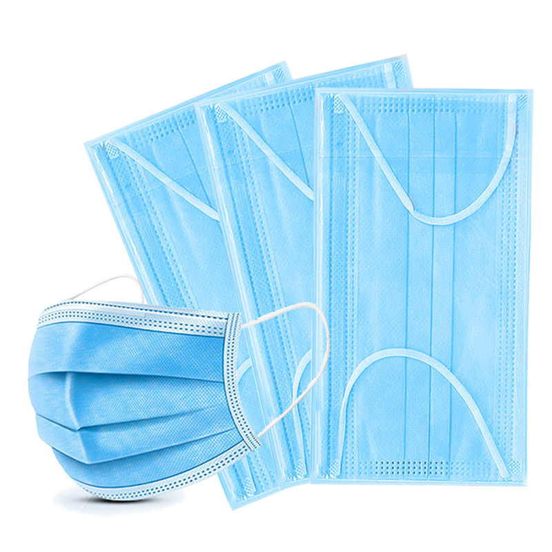 Non Woven PP Face Medical Mask , Disposable Earloop Face Mask With Elastic Ear Loop